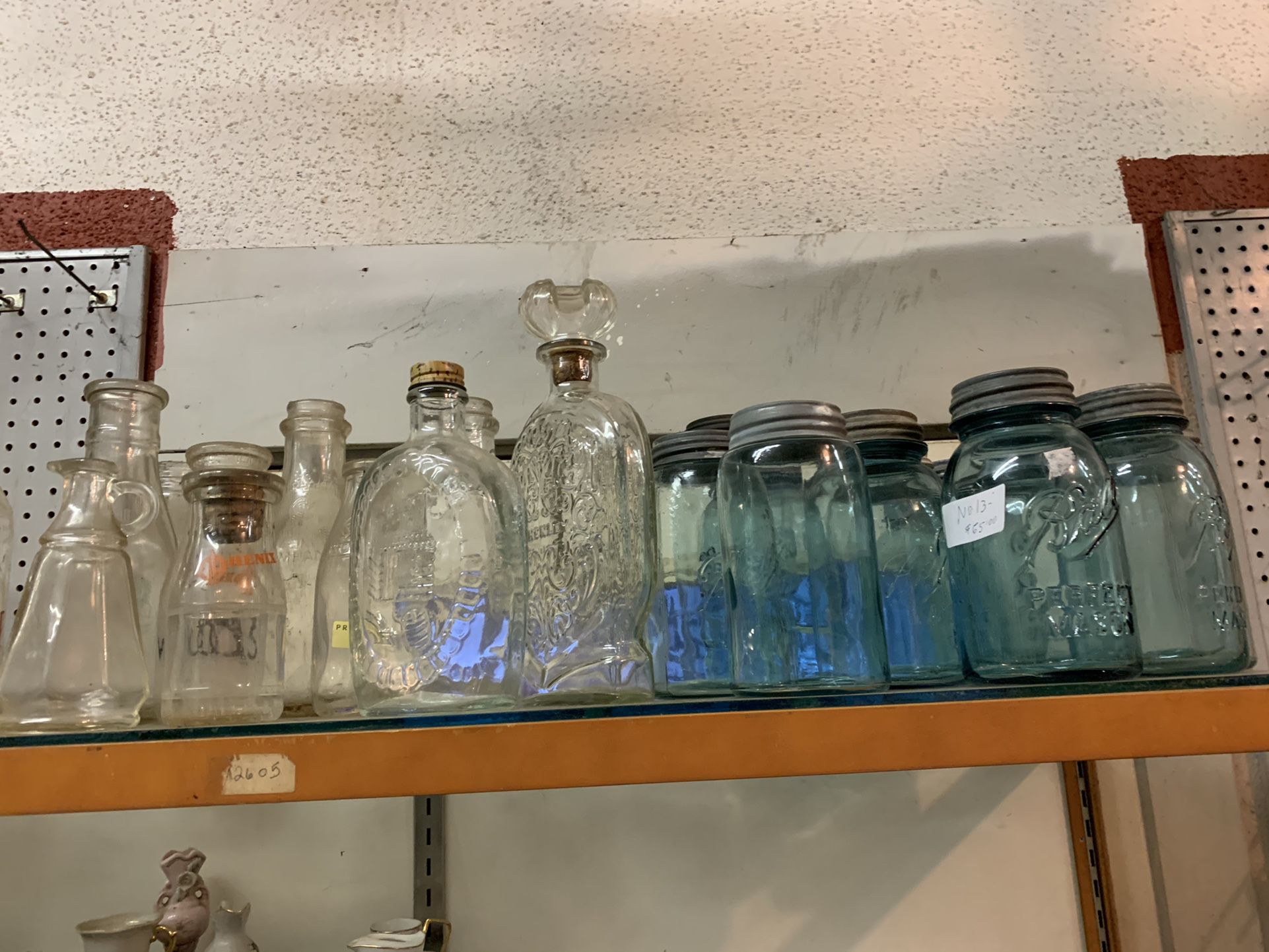 Thousands Of Collectible Bottles And Glass At Local Vintage And Antique Store! Coca-Cola Pepsi Dairy And More