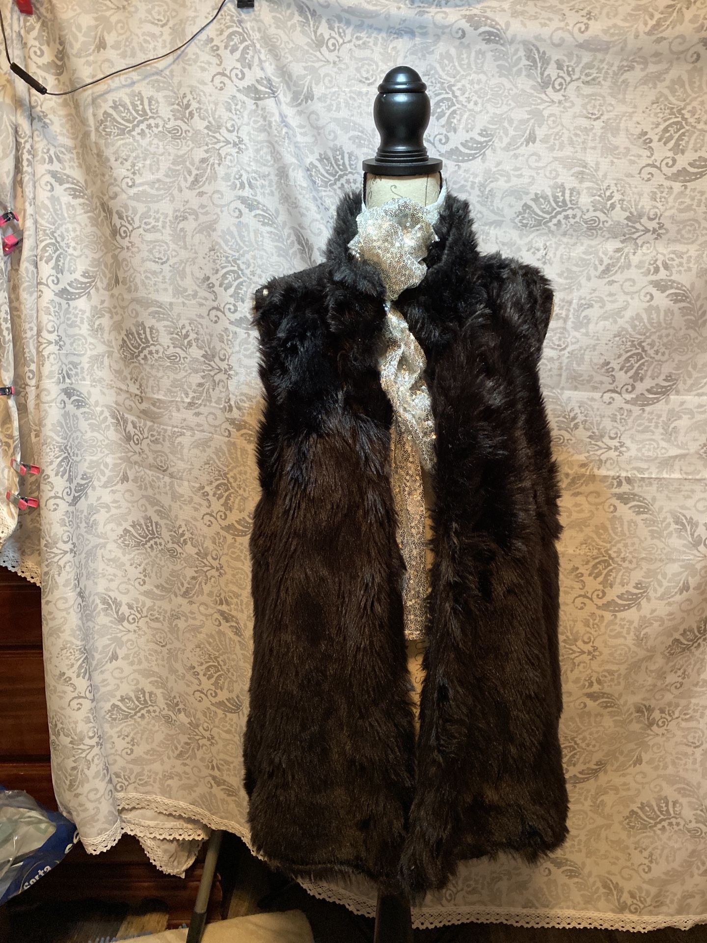Faux Fur Sweater
