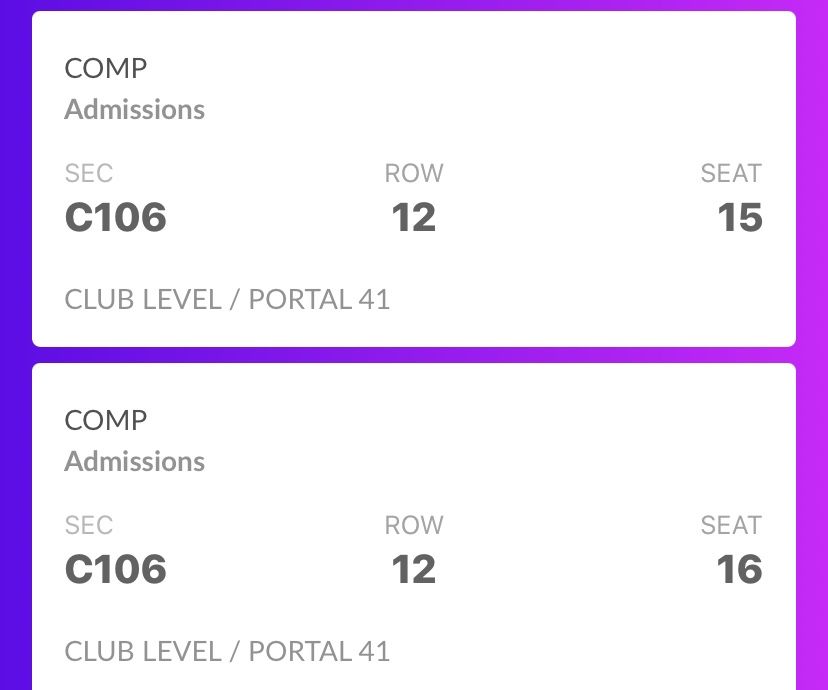 Millennium Tour Tickets