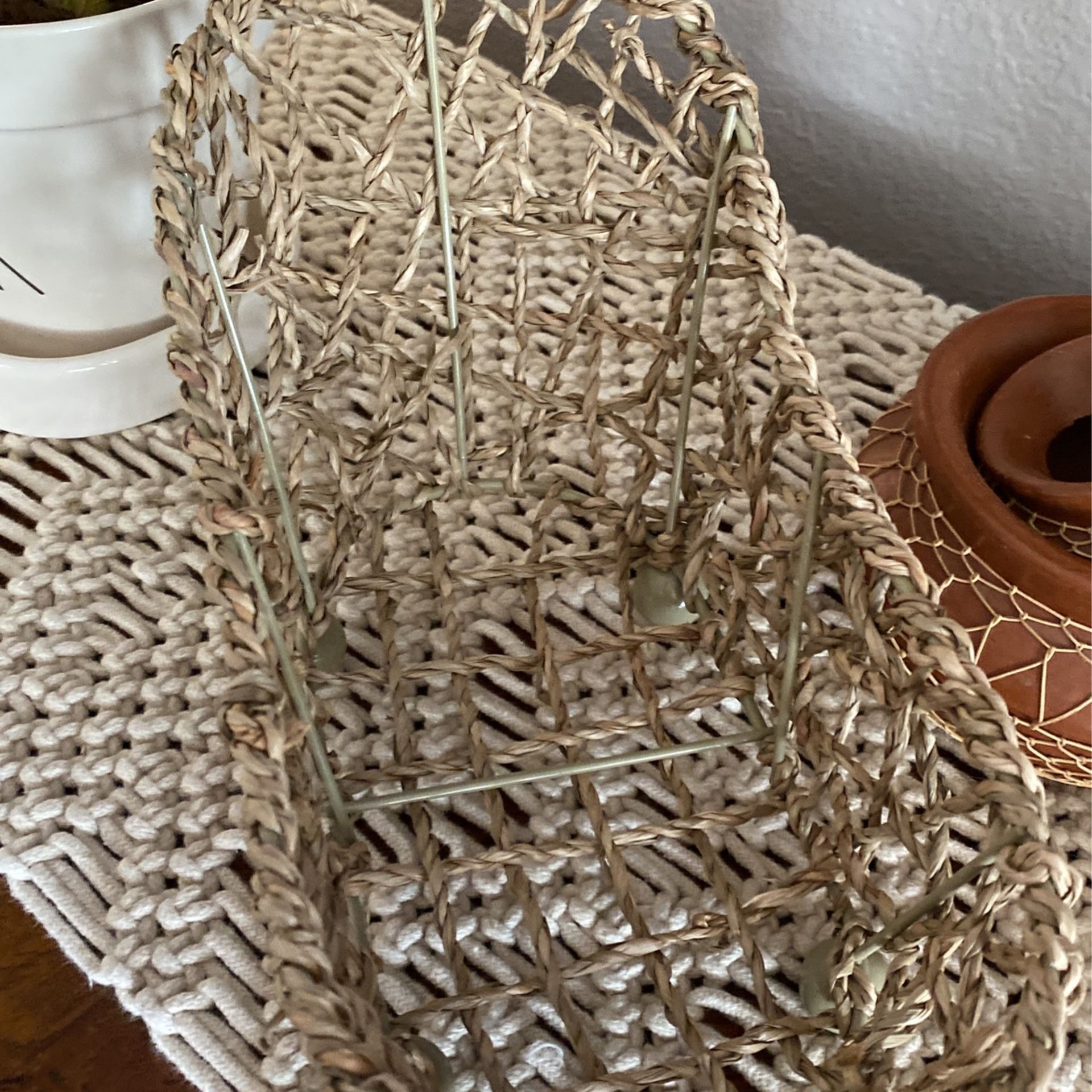Wicker Bathtub Decor 10x5 In (28)