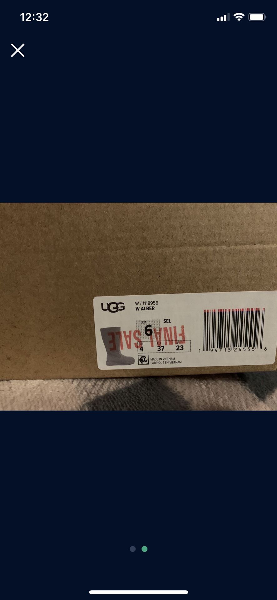 Ugg Women’s boots Size 6