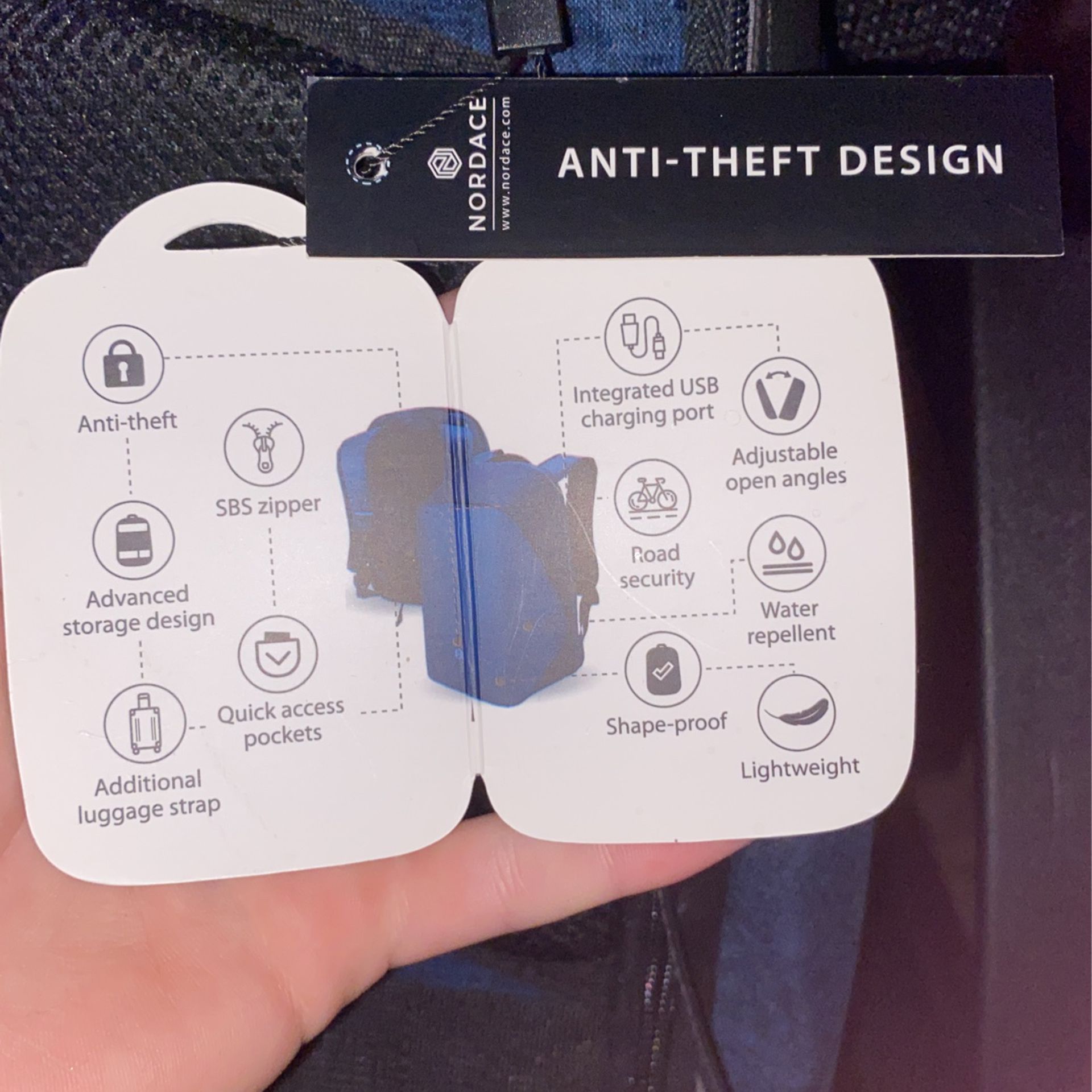Anti Theft Backpack 
