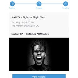 2 KALEO tickets at The Anthem in DC - April 13 Thumbnail