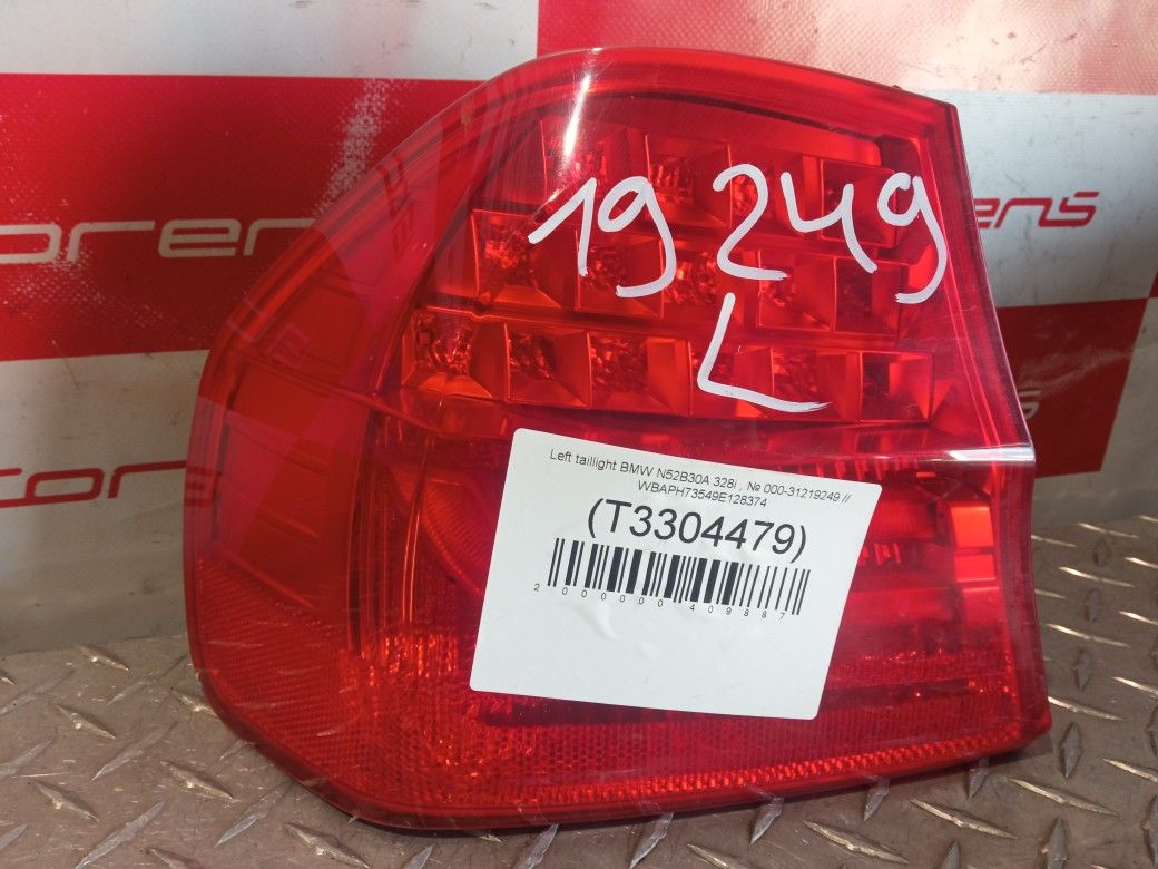 Left Taillight For 2009 BMW 3-Series Stock 19249