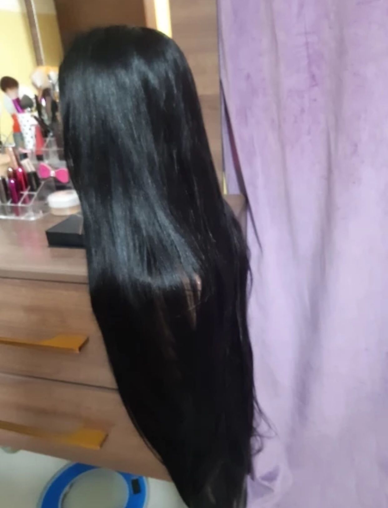 Synthetic human blend 22 inch