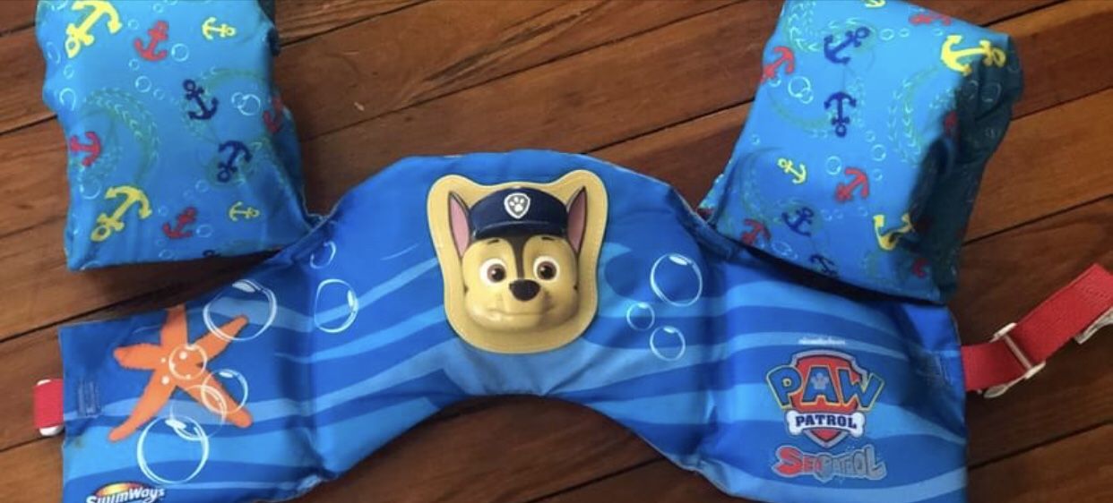 Paw Patrol Swim Vest $10