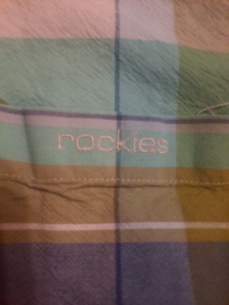 2 Each Long Sleeve "Rockies" Shirts