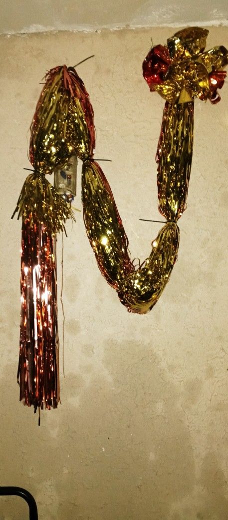 Rose Gold/gold Party Backdrop Streamers