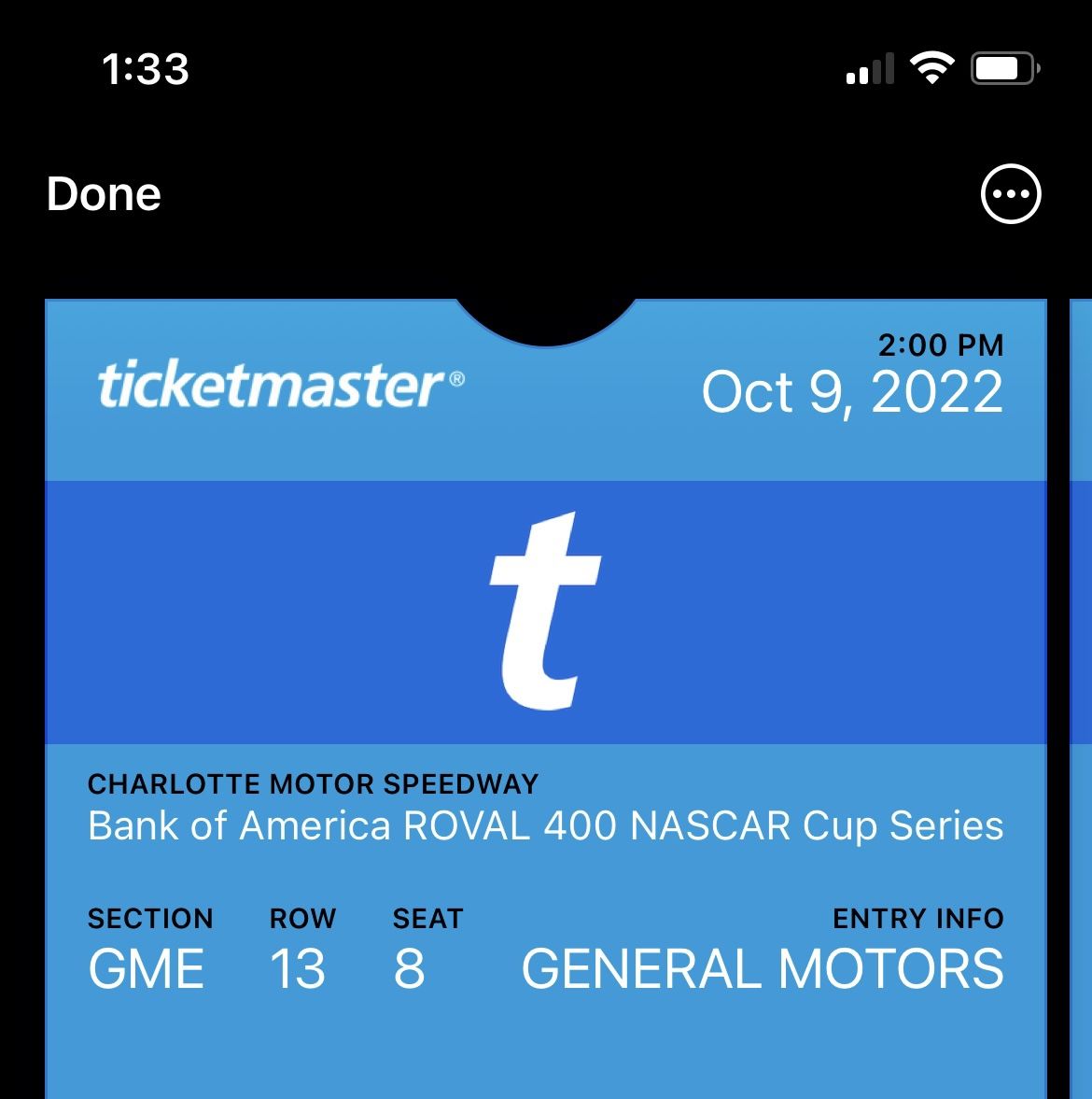 Nascar tickets