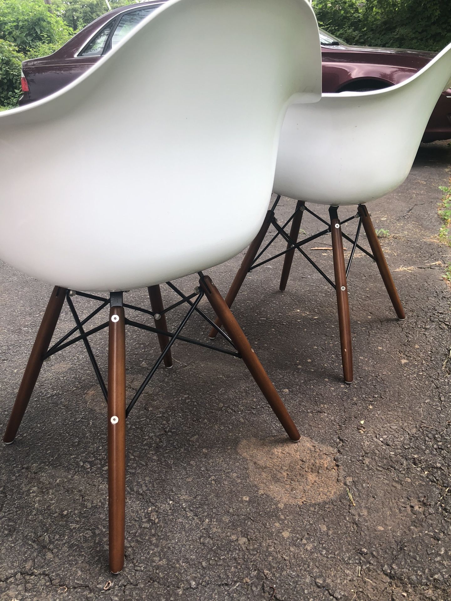 Mid Century Modern Chairs - Pair