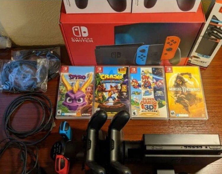 Nintendo Switch + Games + Accessories