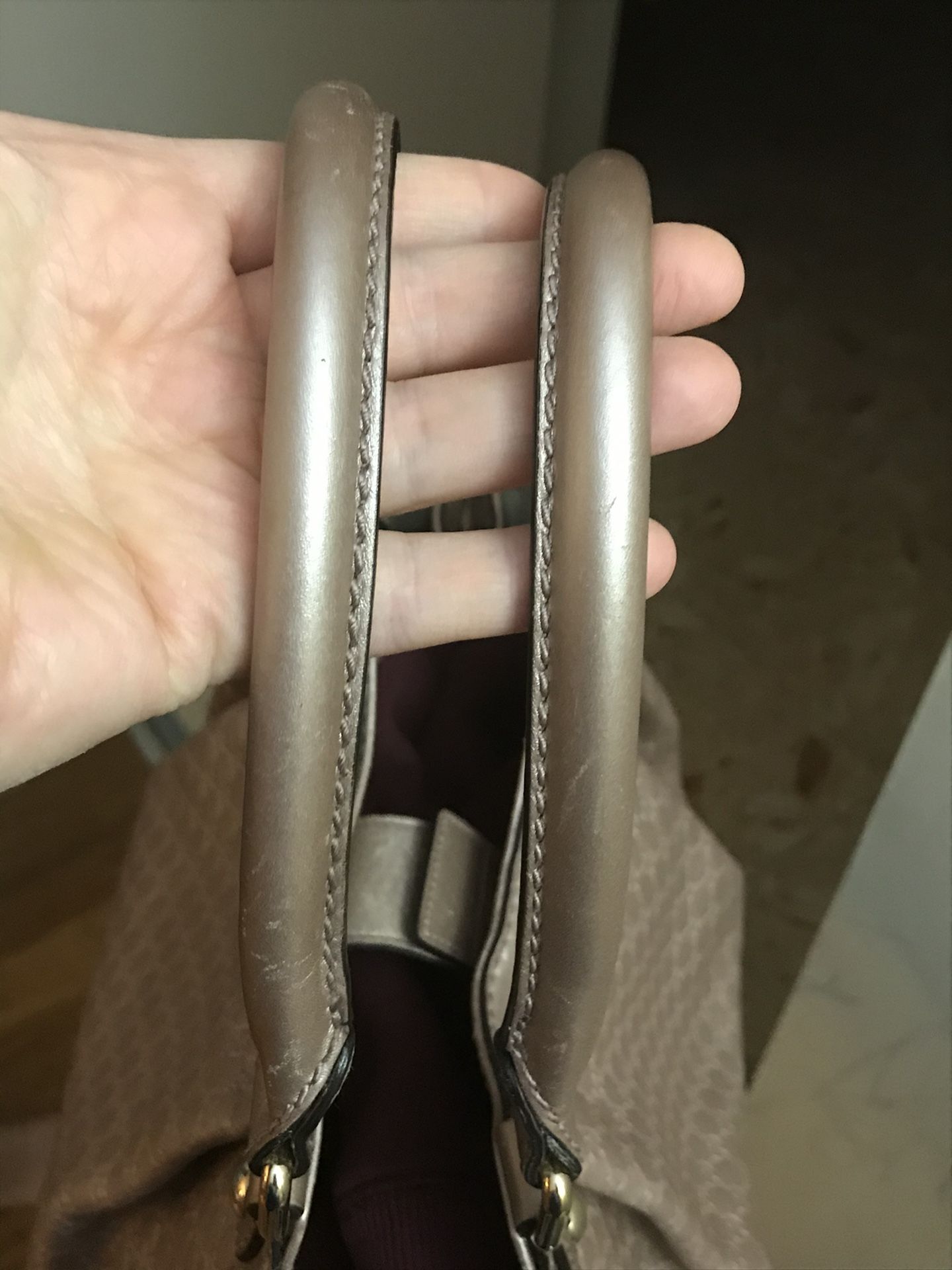 Authentic Gucci Sukey Rose Gold Tote Bag Like New