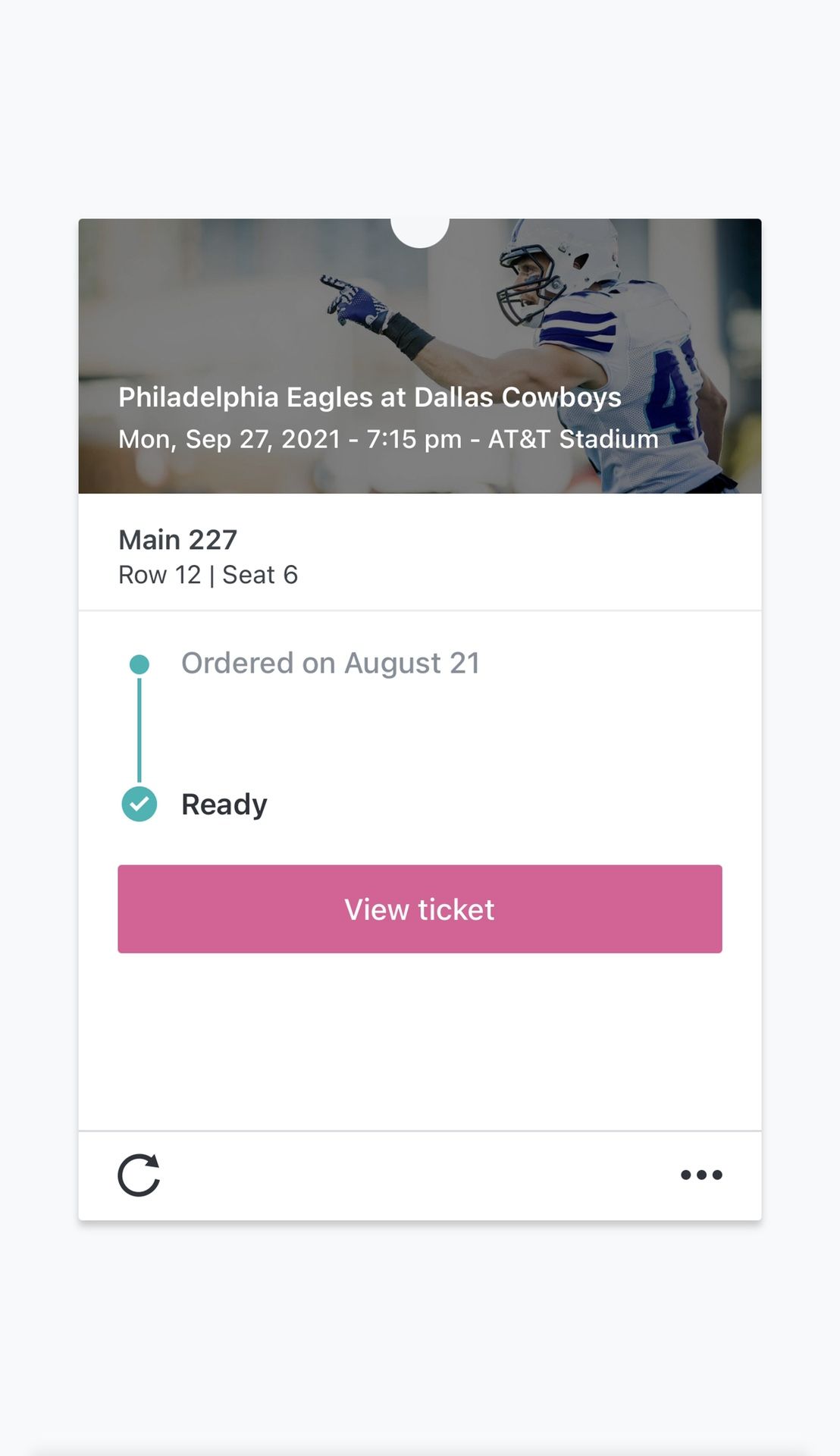 Cowboys Vs Eagles Sep 27th 2021