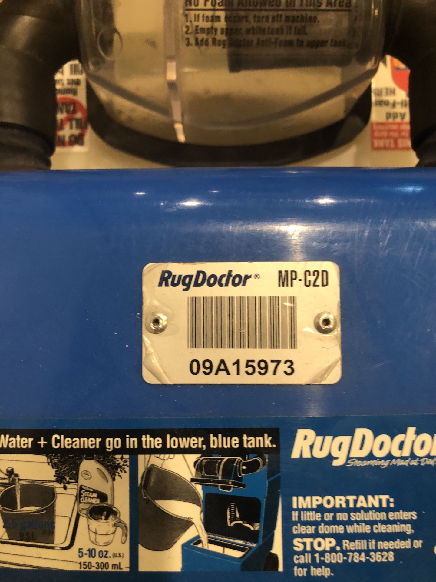 RugDoctor Mighty Pro Blue Model MP-C2D