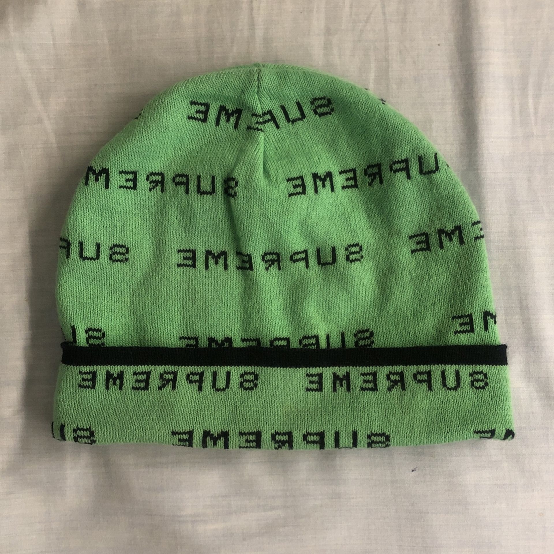 Green Supreme Beanie