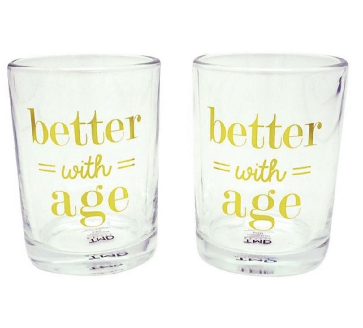 Better With Age Glass Set