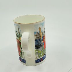 James Sadler London Landmarks Bridge Castle Beefeater Abbey Coffee Tea Mug Cup England. Fine bone china Thumbnail