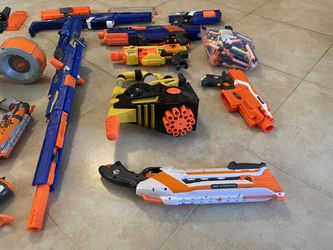 Nerf Guns With Bullets And Attatchements  Thumbnail