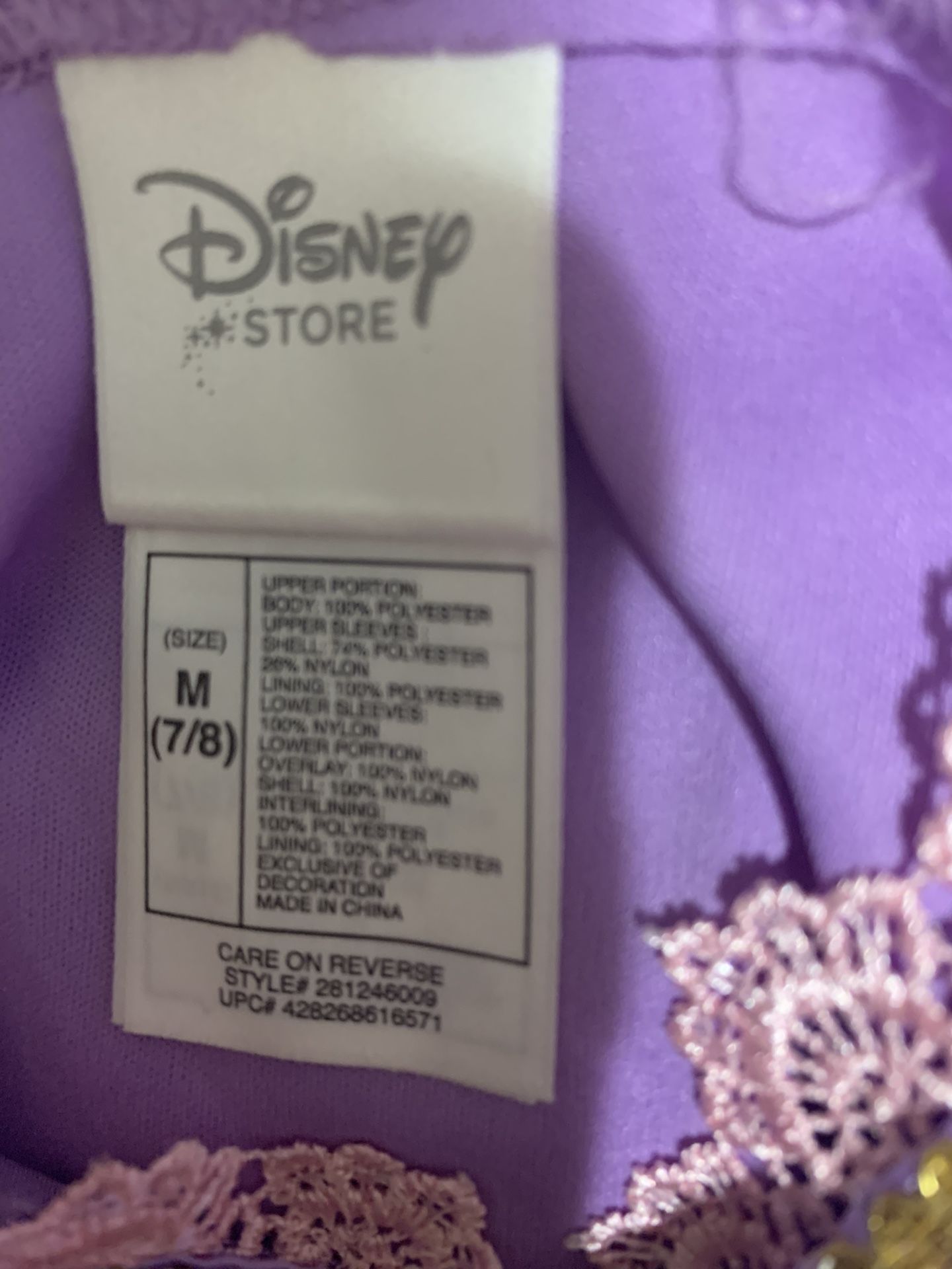 Disney Princess Rapunzel Costume