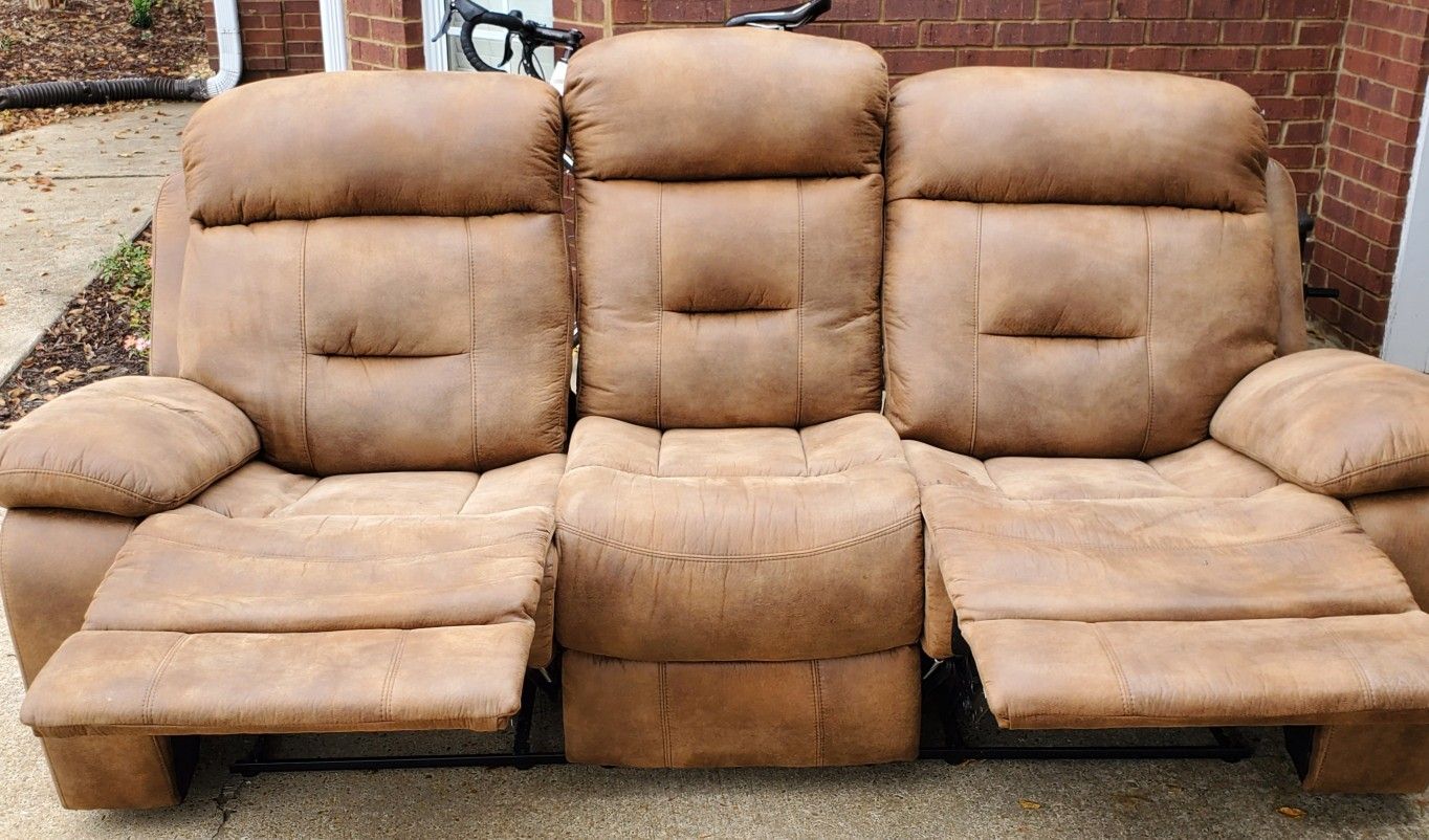 Reclining Couch and Loveseat