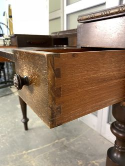 Antique Desk With Hidden Spaces Thumbnail