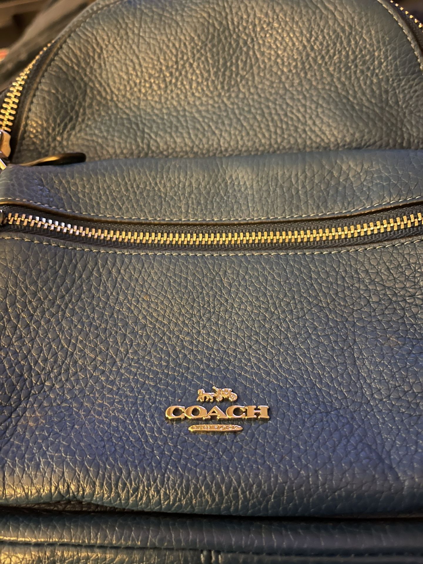 Blue Coach Purse/backpack