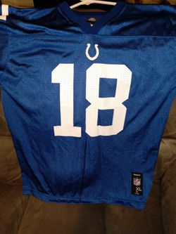 NFL Jersey Colts #18 Peyton Manning Thumbnail