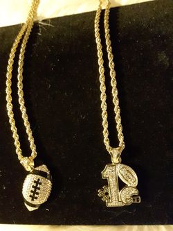 Football Pendents & Rope Chains Thumbnail