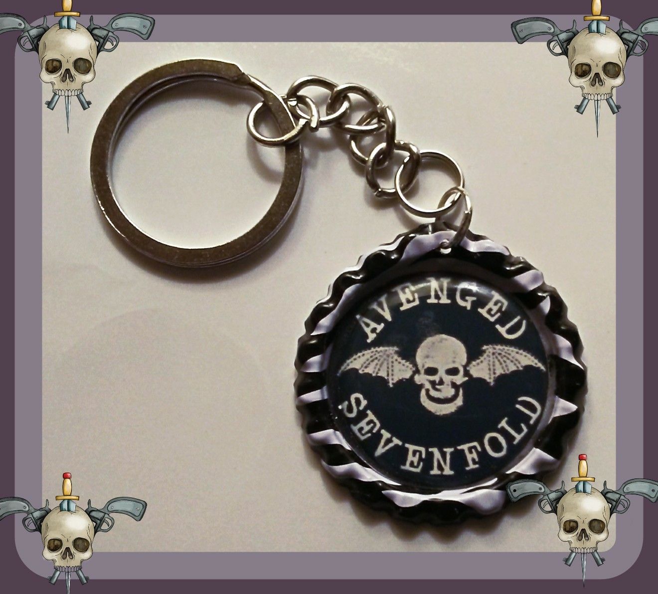 avenged Sevonfold handmade keychain