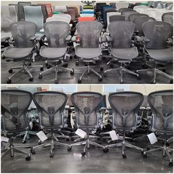 🔥SALE!🔥WE HAVE ALL THE BEST CHAIRS AVAILABLE!💥 ALL IN STOCK💥READY FOR PICK-UP/DELIVERY/SHIPPING HERMAN MILLER  STEELCASE KNOLL HAWORTH HUMANSCALE  Thumbnail