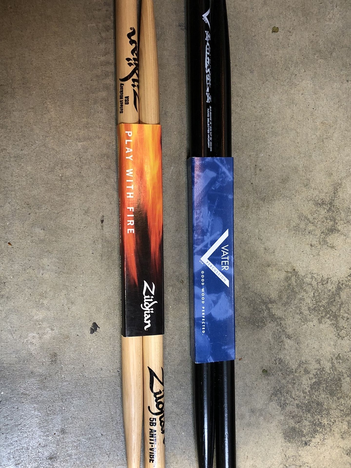 Brand New Drumsticks (Zildjian & Vater)
