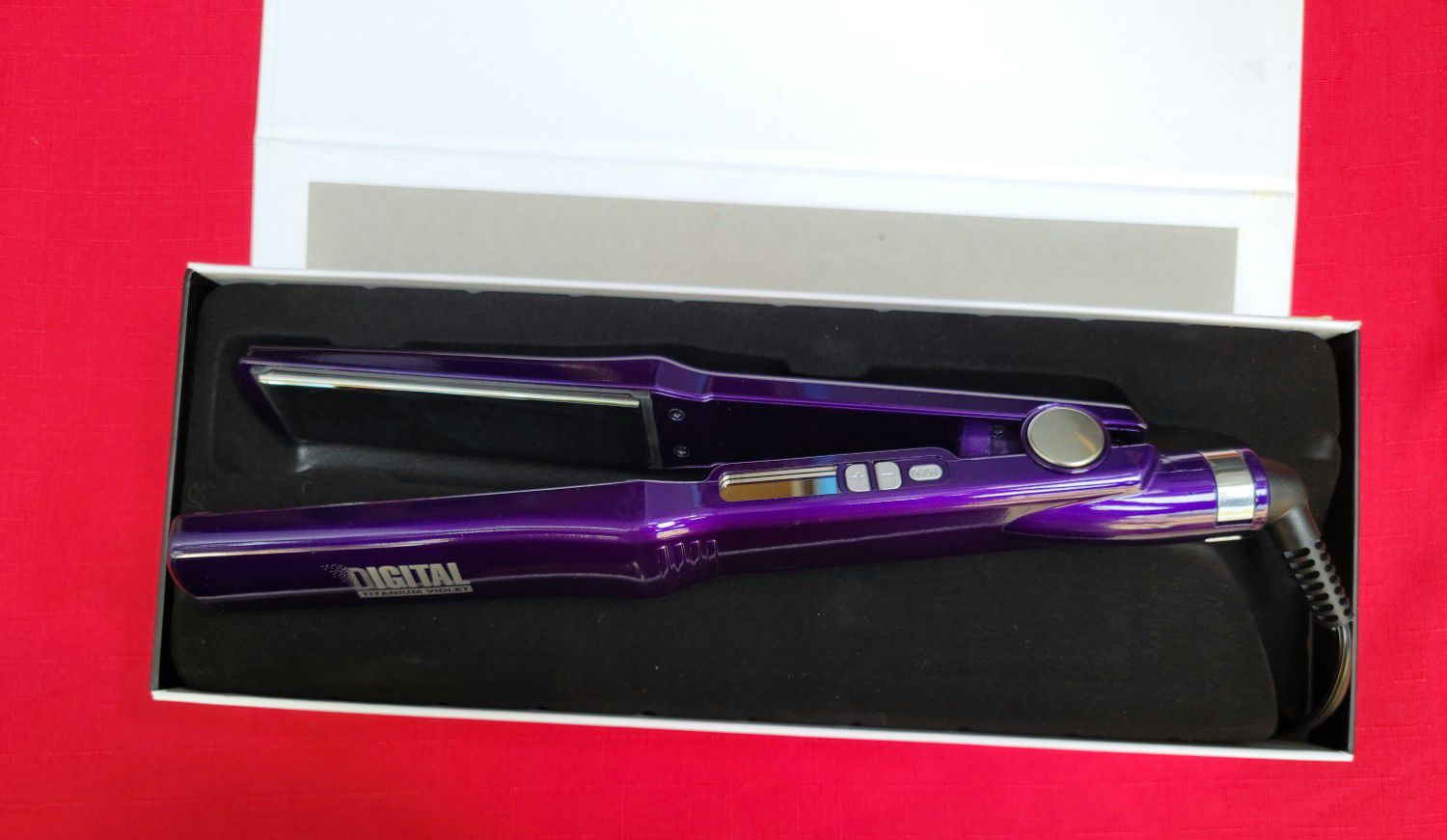 Herstyler Digital Titanium Flat Iron Professional Hair Straightener Ionic Glider

