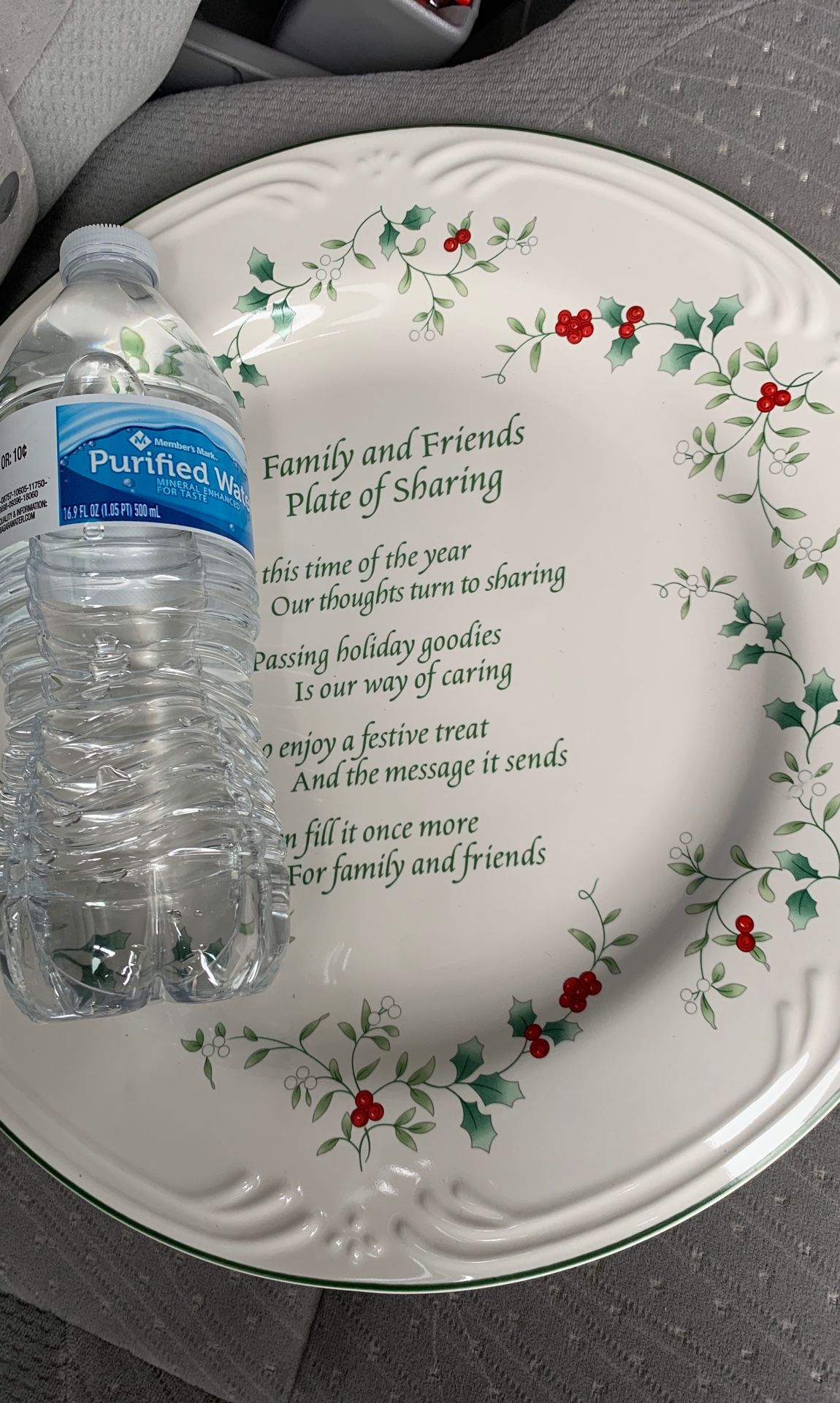 Christmas Pfaltzgraff sharing plate