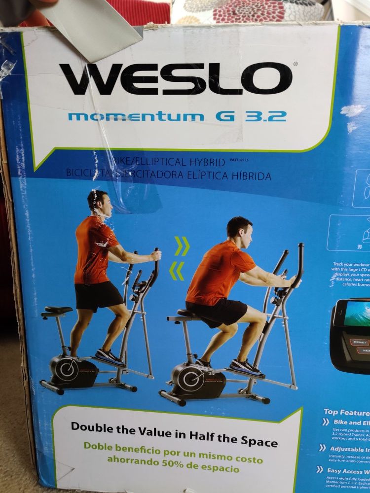 Weslo Bike and Elliptical