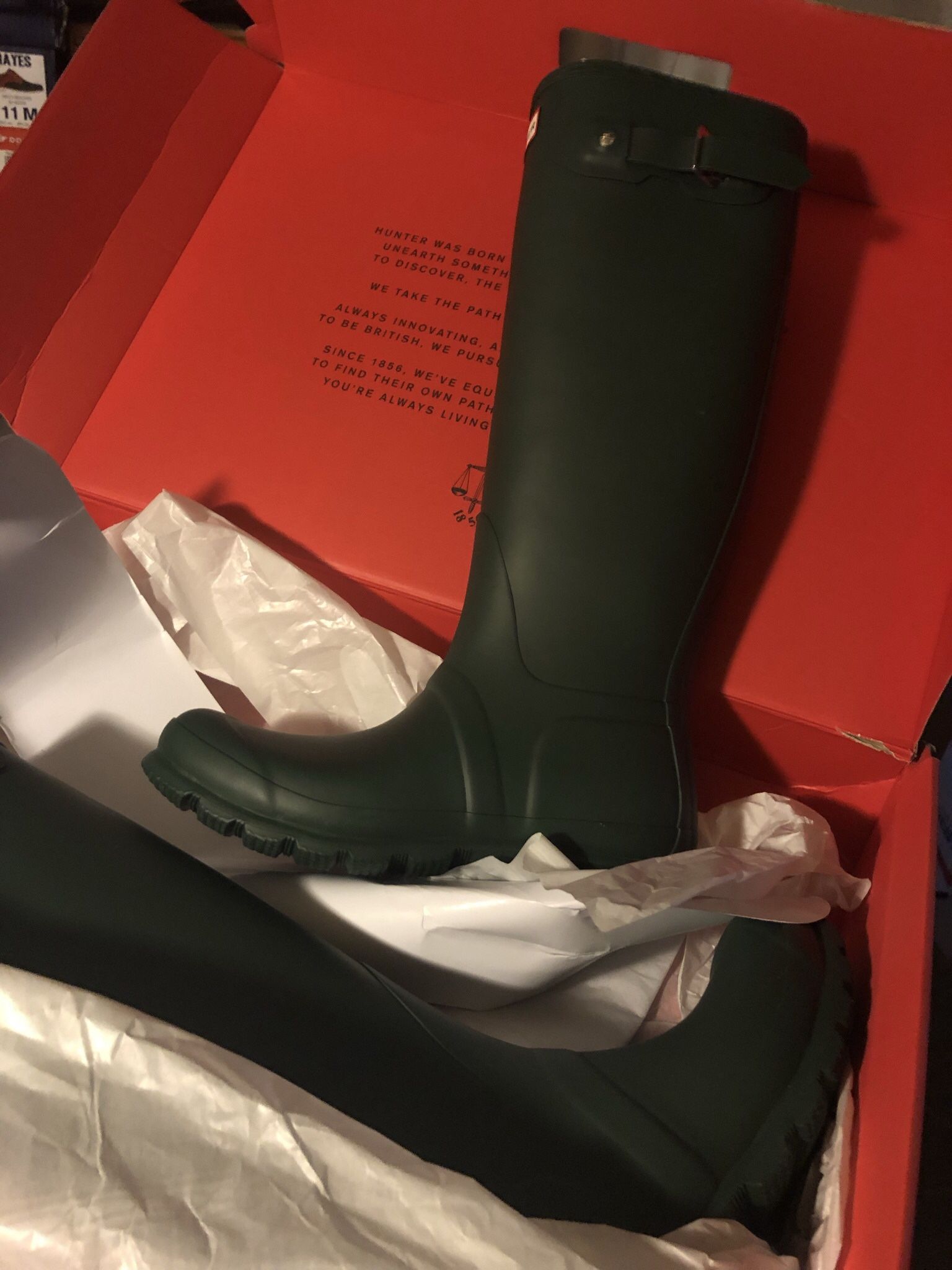 Hunter Raining Boots Size 8