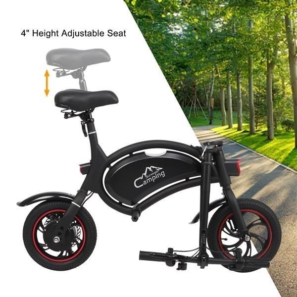 Folding Electric Bike, with 250W Motor and 6 Ah Lithium Battery