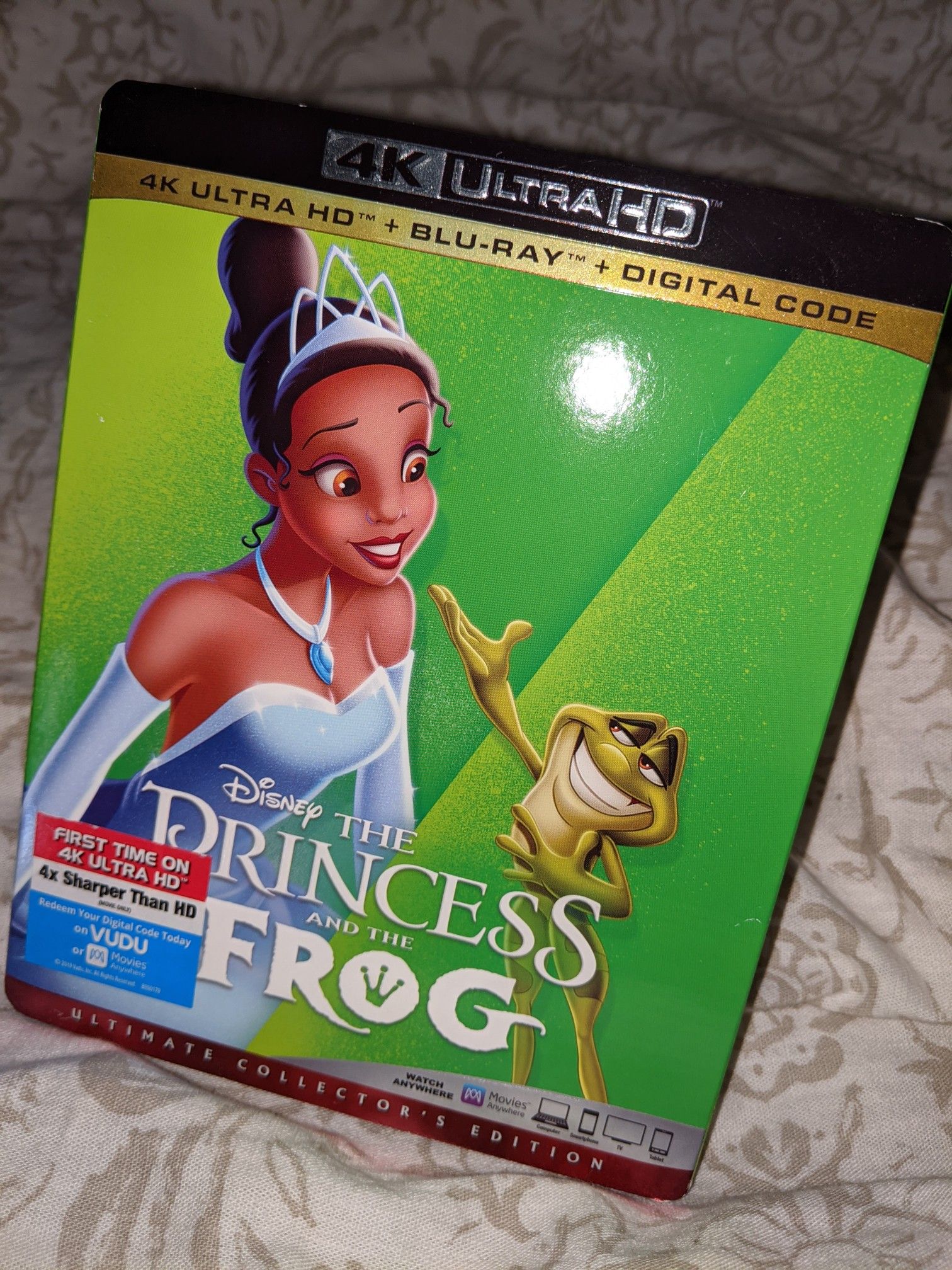 Princess and the frog 4k Blu-ray with digital code