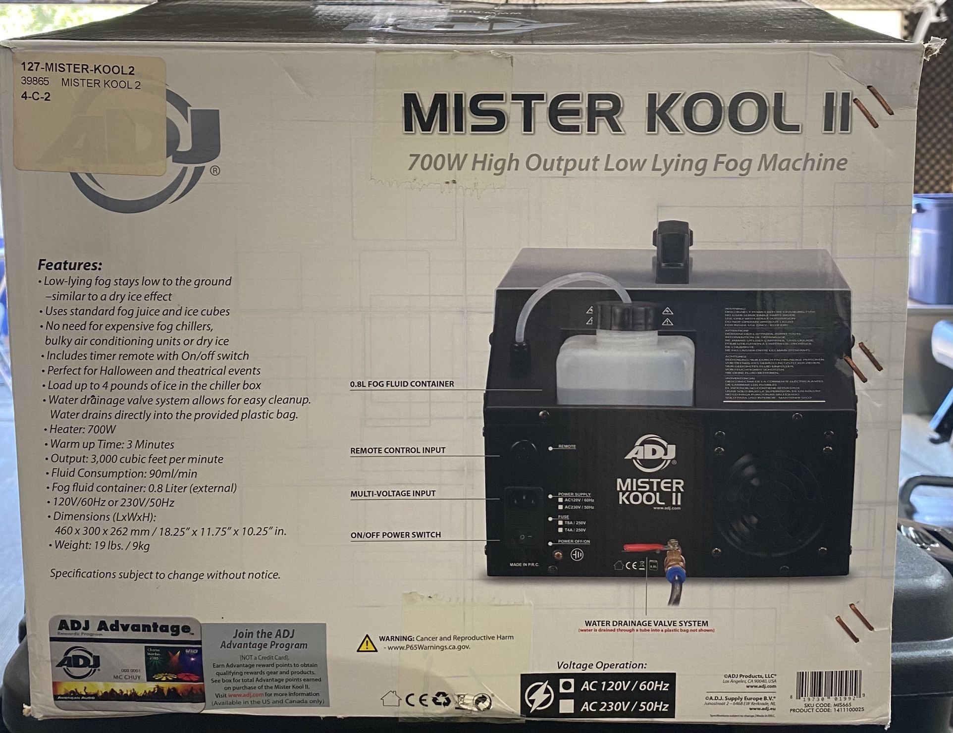 Low Fog Machine