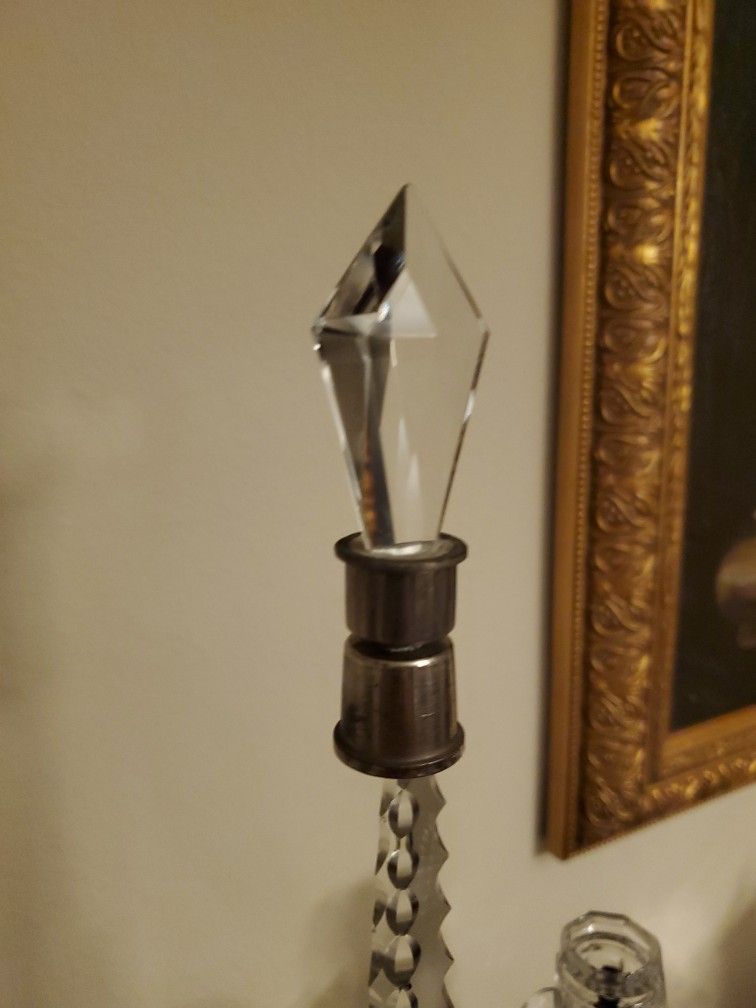 Crystal Candlelabras From The Early 19 Century