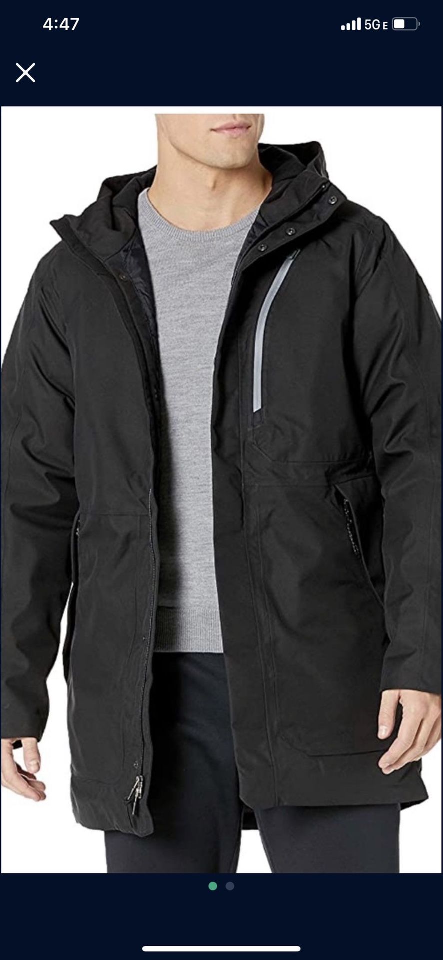 Underarmour Mens Unstoppable Down Parka 