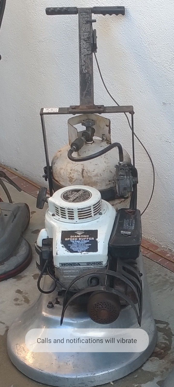 Diamond Propane Speed Buffer And Two Floor Scrubbers For Commercial Floor Waxing