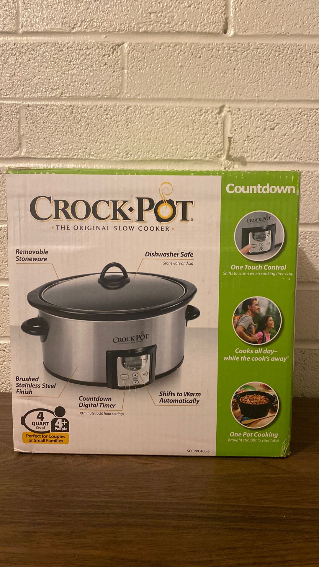CROCK-POT(R) 4 QT. COUNT DOWN SLOW COOKER