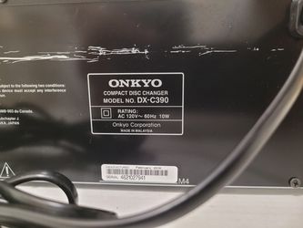Onkyo DX-C390 6 CD Compact Disc Changer/Player W/ Remote Thumbnail