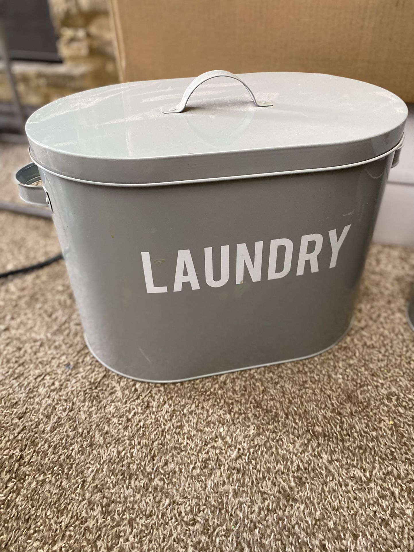 Canisters for laundry room
