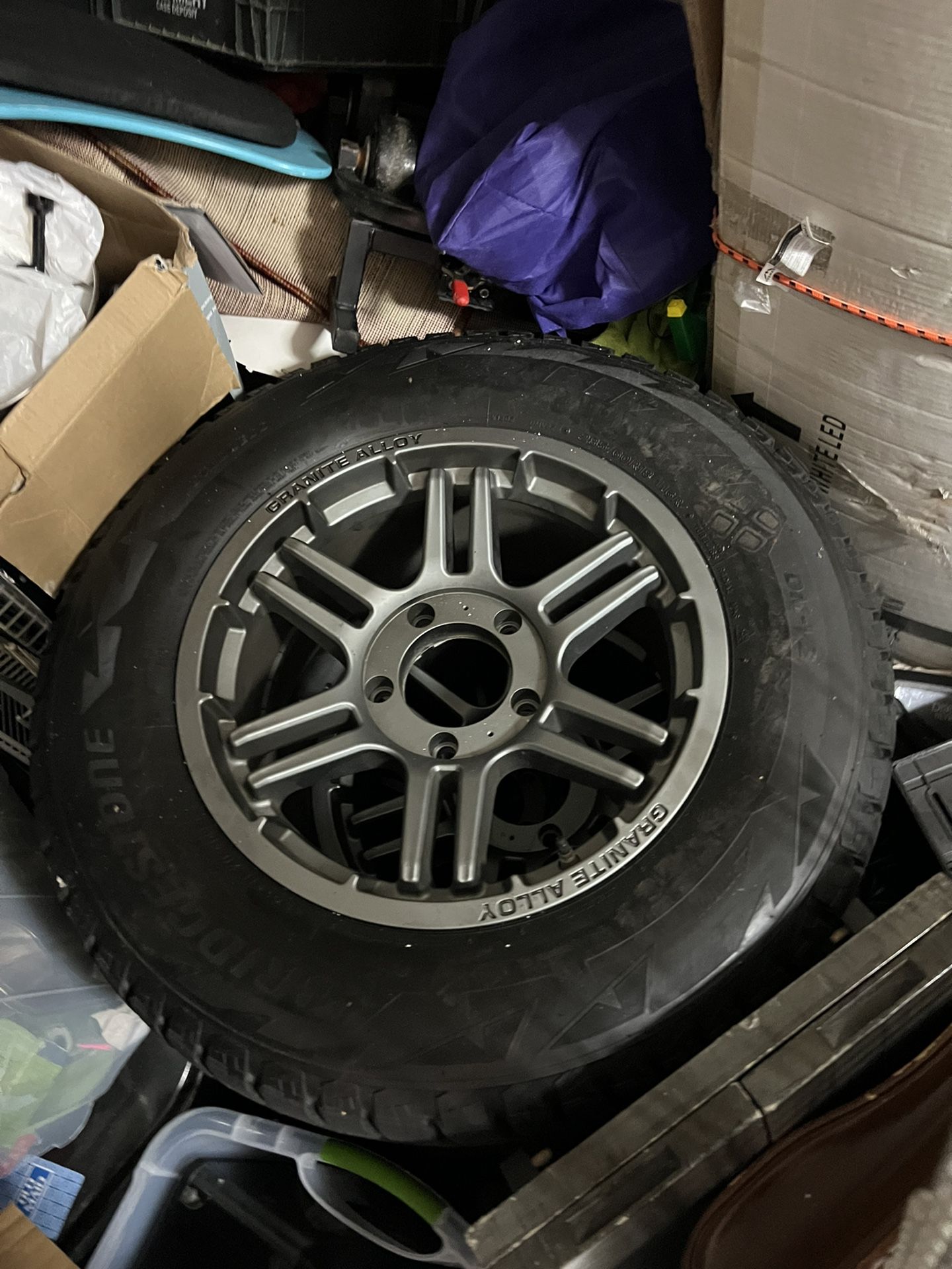 Wheels With Winter Tires For Lexus LX570