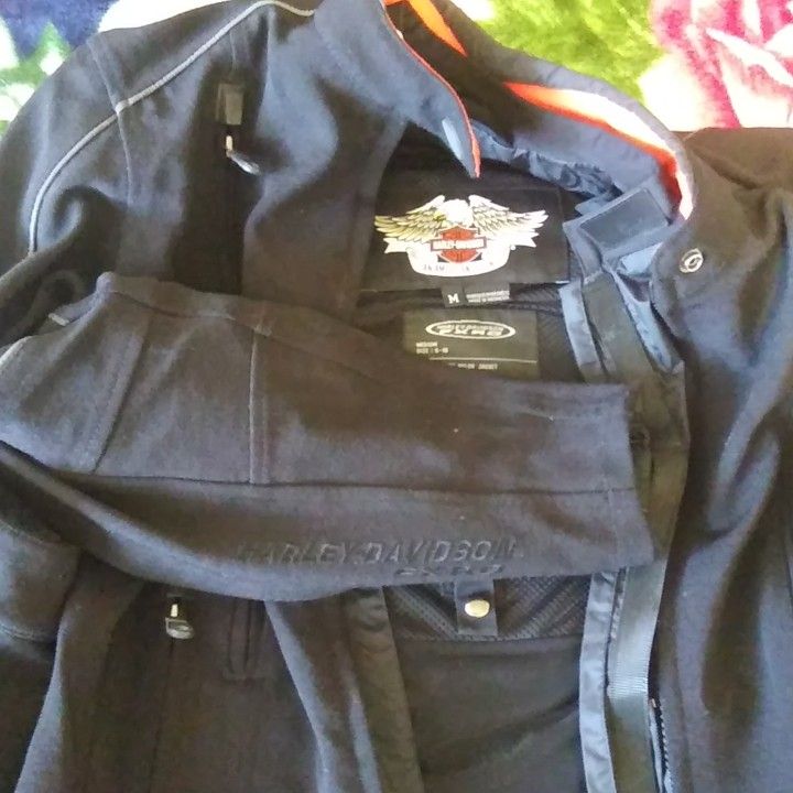 Harley Davidson Womens FXRG Nylon Biker Jacket & Pants
