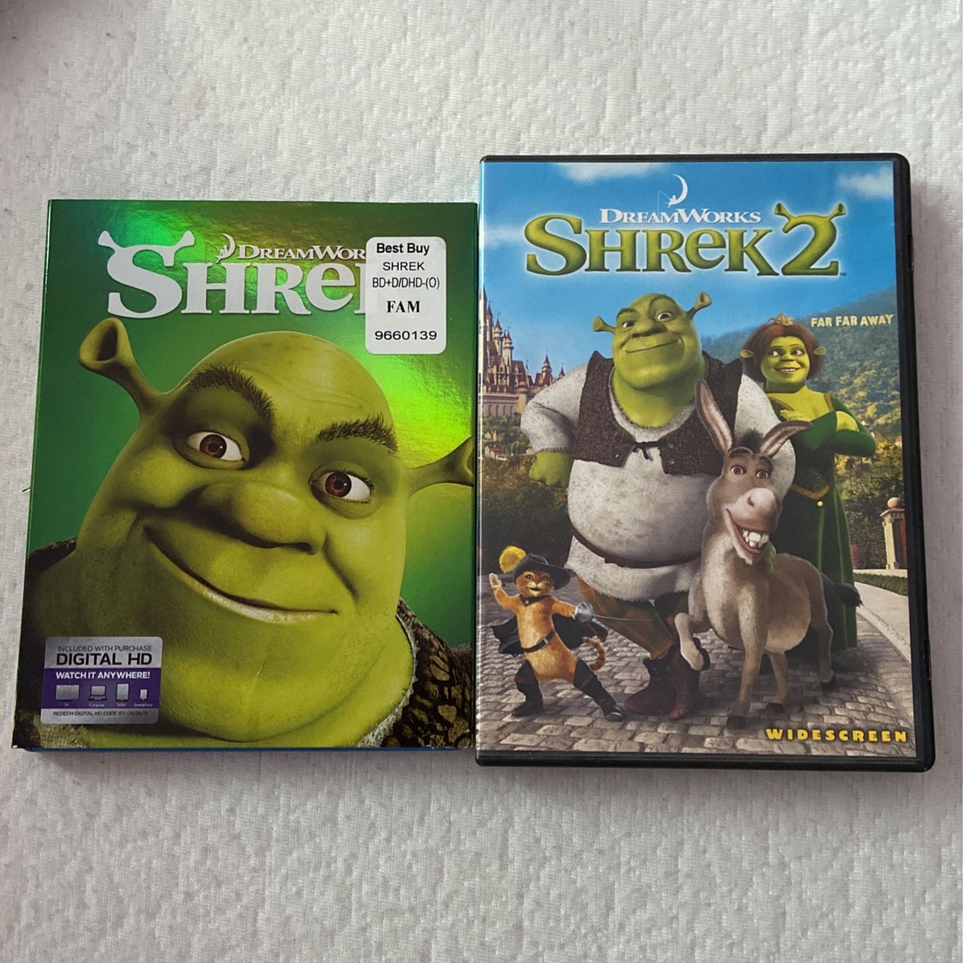 Shrek 1 & 2
