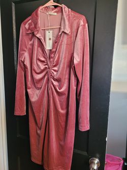 blush pink dress (xl) new Thumbnail