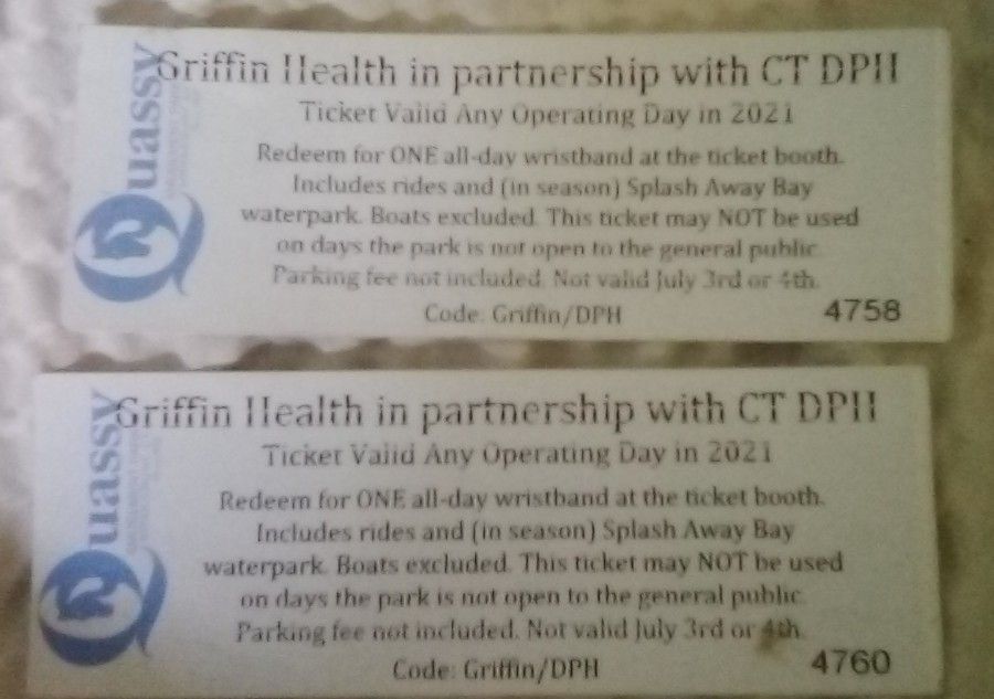 2 Adult Quassy Tickets