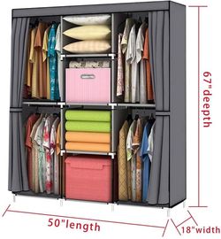 Portable Organizer Shelf Wardrobe Clothes Thumbnail
